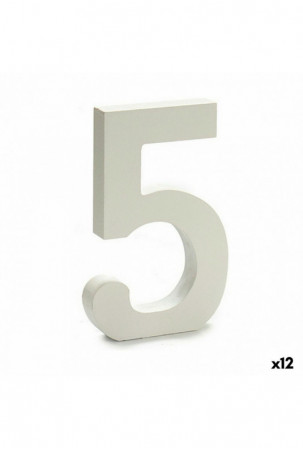 Numeriai 5 Medžio Balta...