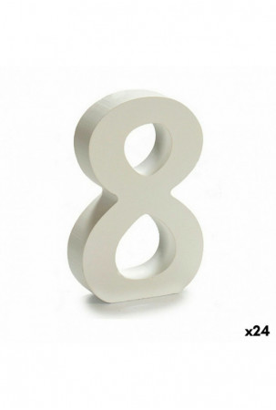 Numeriai 8 Medžio Balta (2...