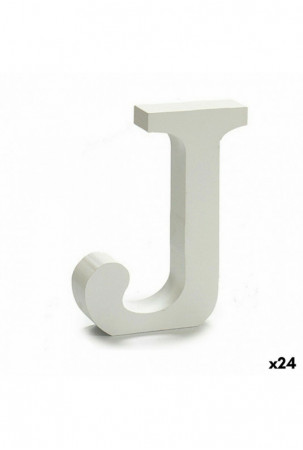 Laiškas J (24 vnt.) Balta...