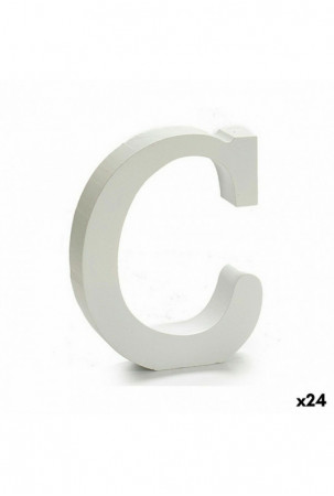 Laiškas C (24 vnt.) Balta...