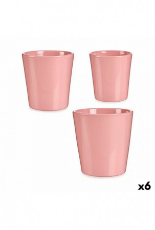 Puodų rinkinys Rožinė Molis...