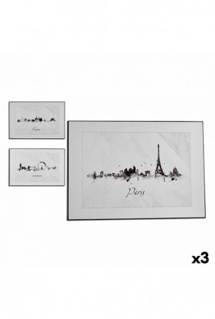 Paveikslas Miestas Juoda...