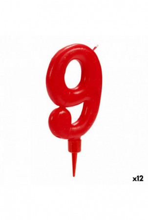 Žvakė Gimtadienio Raudona...