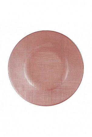 Plokščia lėkštė Rožinė...