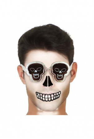 Akiniai Balta Halloween