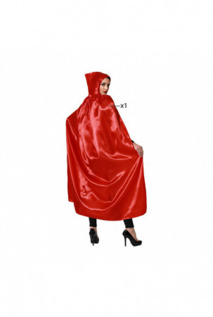 Paltas Raudona Su gaubtu
