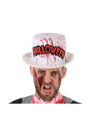 Skrybėlė Balta Spalvotas