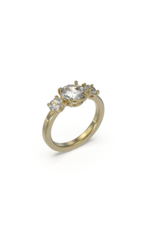 Moteriški žiedas Guess...