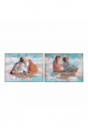 Drobė DKD Home Decor 80 x...