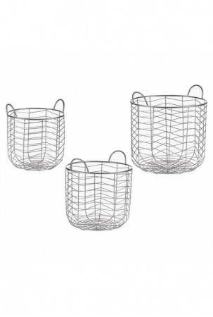 Krepšių rinkinys Sidabras...