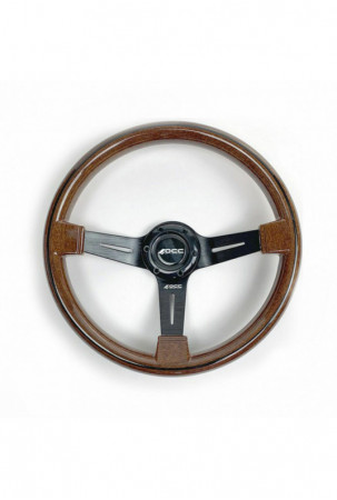 Lenktynių vairas Classic Juoda