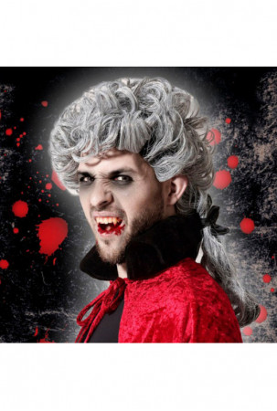 Helovino perukas Pilka