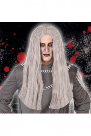 Helovino perukas Pilka