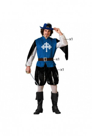 Kostumas suaugusiems Muškietininkas Kostumas suaugusiems Muškietininkas