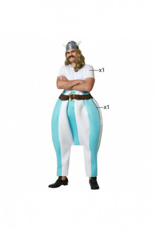 Kostumas suaugusiems Vikingas Mėlyna
