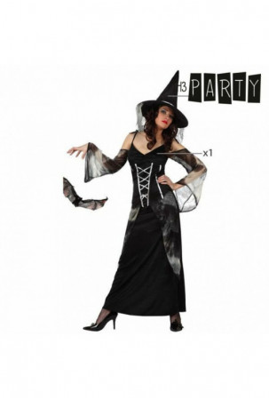 Kostumas suaugusiems Th3 Party Juoda (2 Dalys) Kostumas suaugusiems Th3 Party Juoda (2 Dalys)