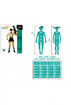 Kostiumas vaikams Robotas Geltona