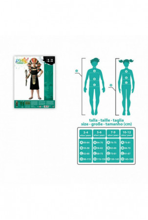 Kostiumas vaikams Spalvotas Egipto caras