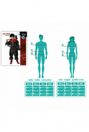 Kostumas suaugusiems Juoda Pajacas (1 Dalys) Kostumas suaugusiems Juoda Pajacas (1 Dalys)