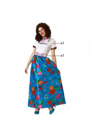 Kostumas suaugusiems Mėlyna Kolumbija