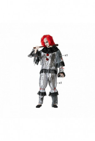 Kostumas suaugusiems Pilka Pajacas Kostumas suaugusiems Pilka Pajacas