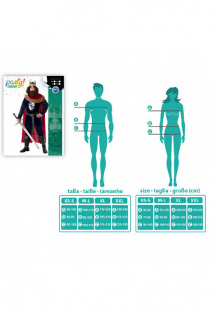 Kostumas suaugusiems Viduramžių karalius Suaugęs Kostumas suaugusiems Viduramžių karalius Suaugęs