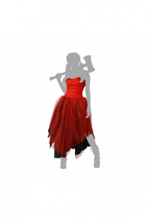 Kostumas suaugusiems Raudona Moteris Kostumas suaugusiems Raudona Moteris