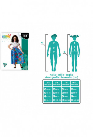 Kostiumas vaikams Kolumbija Mergina