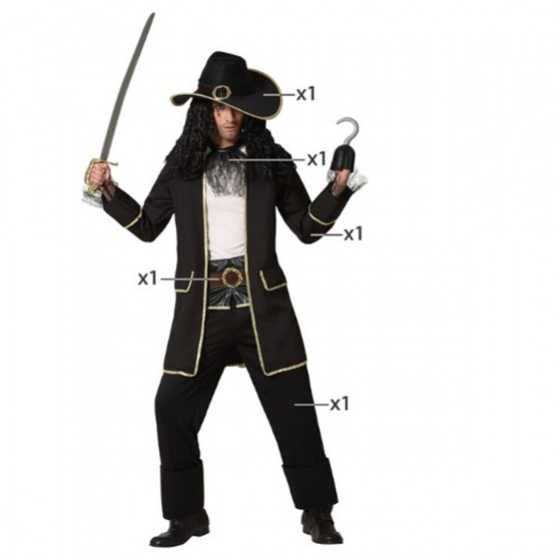 Kostumas suaugusiems Piratas