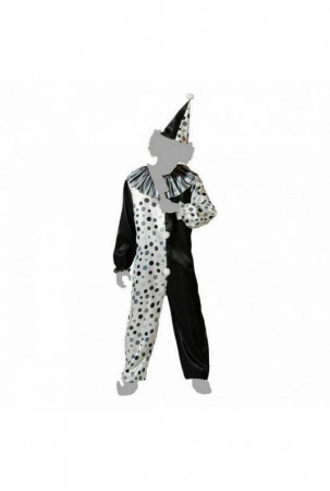 Kostumas suaugusiems Pilka Pajacas Suaugusiųjų unisex Kostumas suaugusiems Pilka Pajacas Suaugusiųjų unisex