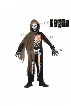 Kostiumas vaikams Th3 Party Spalvotas Griaučiai (4 Dalys) Kostiumas vaikams Th3 Party Spalvotas Griaučiai (4 Dalys)