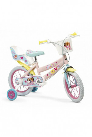 Vaikiškas dviratis Barbie 14"