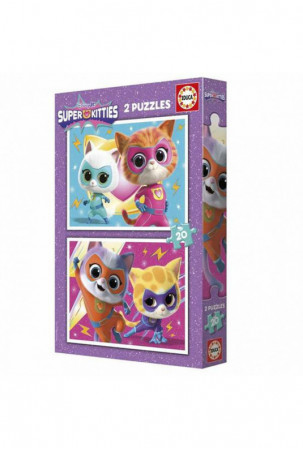 Dėlionė Educa Superkitties