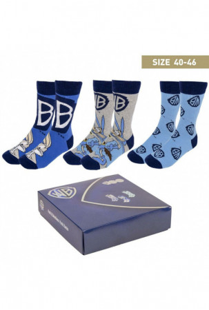 Kojinės Warner Bros 3 Dalys