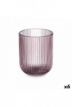 Stiklas Dryžiai Rožinė...