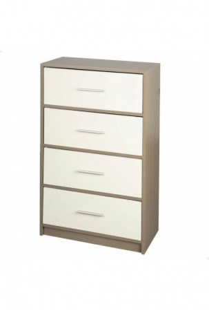 Komoda Max Home Balta Pilka...