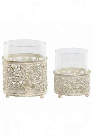 Žvakidė Home ESPRIT Kreminė...