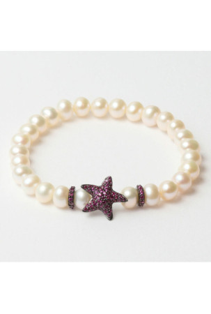 Moteriški apyrankės Lancaster JLA-BR-STAR-5-WH 16 mm