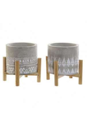 Žvakė DKD Home Decor Pilka...