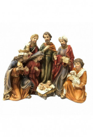 Kalėdų prakartėlės scena...