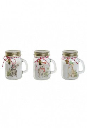 Žvakė DKD Home Decor Balta...