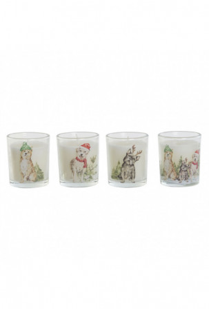 Žvakė DKD Home Decor Balta...