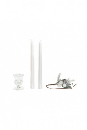 Žvakės DKD Home Decor Balta...