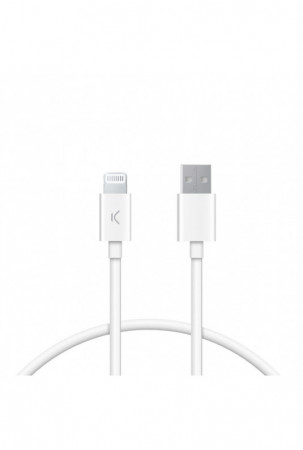 USB laidas KSIX Balta 1 m