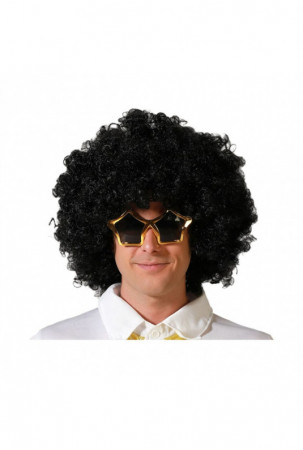 Perukas Juoda Afro plaukai