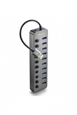 USB šakotuvas NGS IHUB10 Pilka