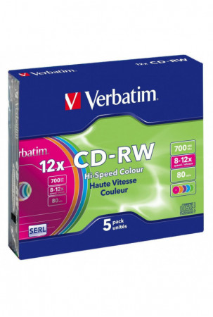 CD-RW Verbatim CD-RW Colour...