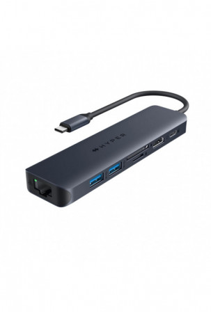 7 lizdų USB-C šakotuvas...