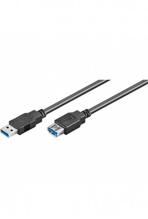 USB laidas Ewent Juoda 1 m
