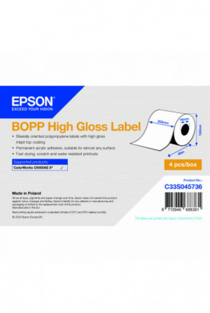 Etiketės spausdinimui Epson...